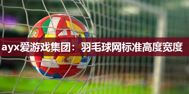ayx爱游戏集团：羽毛球网标准高度宽度