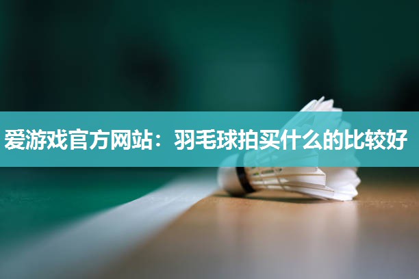 爱游戏官方网站：羽毛球拍买什么的比较好