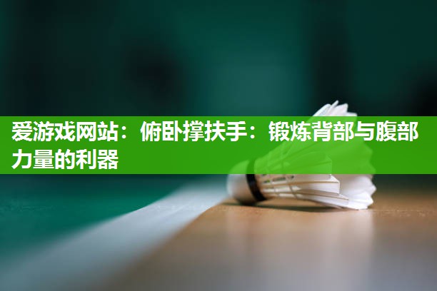 俯卧撑扶手：锻炼背部与腹部力量的利器